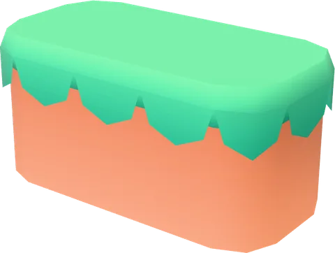 Block Grass Overhang Long