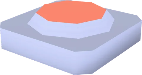 Button Floor Round